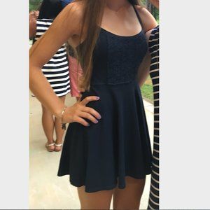 Navy Dress Abercrombie XS